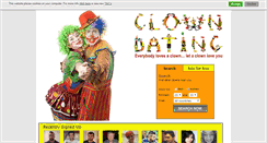 Desktop Screenshot of clowndating.com